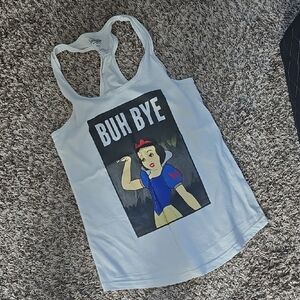 Disney White Tank Top with Snow White Graphic